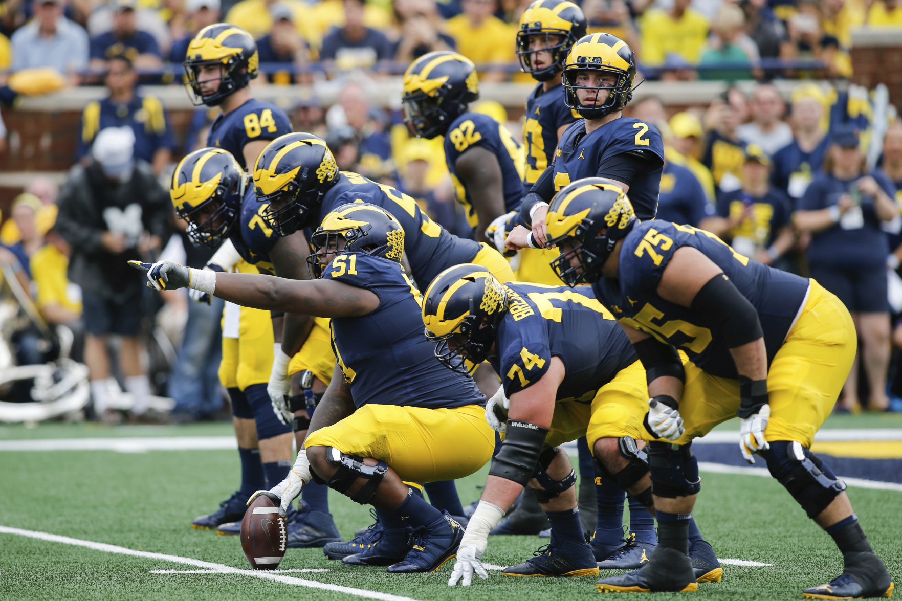 Michigan offensive line